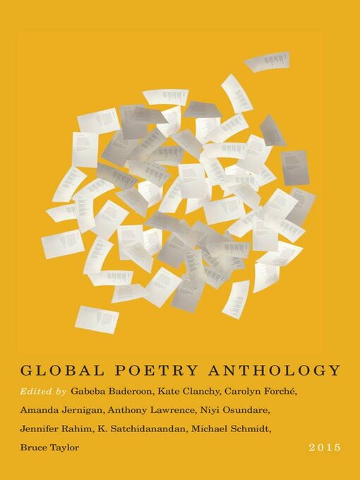 Title details for Global Poetry Anthology 2015 by Editors of the Montreal Poetry Prize - Available
